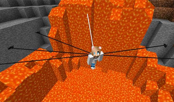 Advanced Hook Launchers Mod para Minecraft 1.21, 1.20.1, 1.19.2 y 1.18.2, 1.16.5 3 Imagen del Mod Advanced Hook Launchers